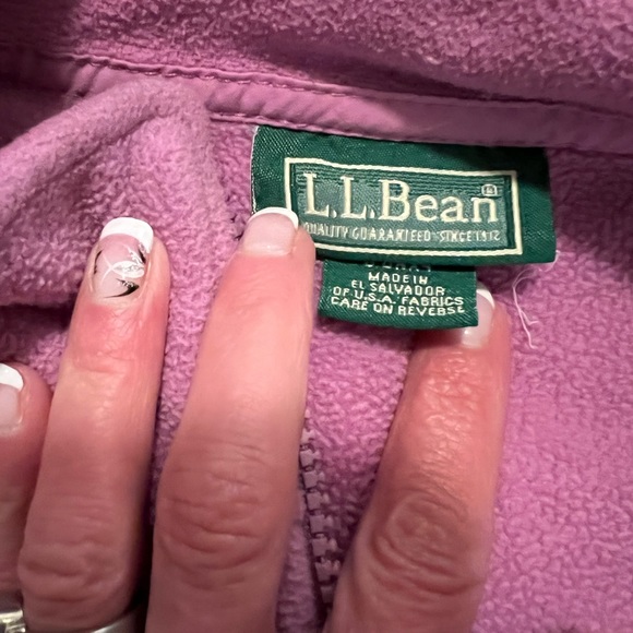 L.L. Bean Fleece Woman’s Zipper Front Vest-Small - Picture 3 of 8